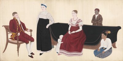 Porträt der Familie Cock Blomhoff von Ishizaki Yūshi